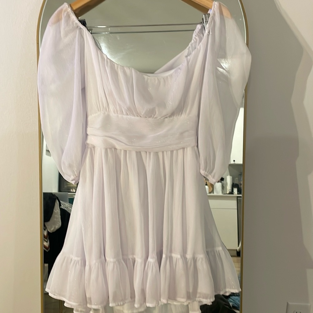 Lucy in the sky white dress size large